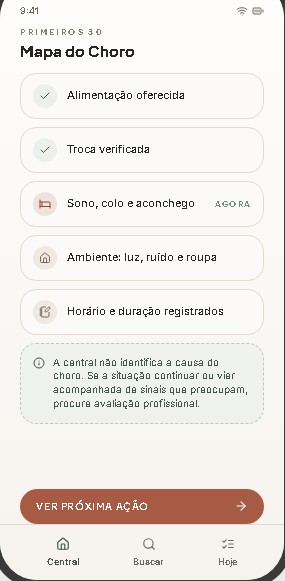 Tela demonstrativa do Mapa do Choro